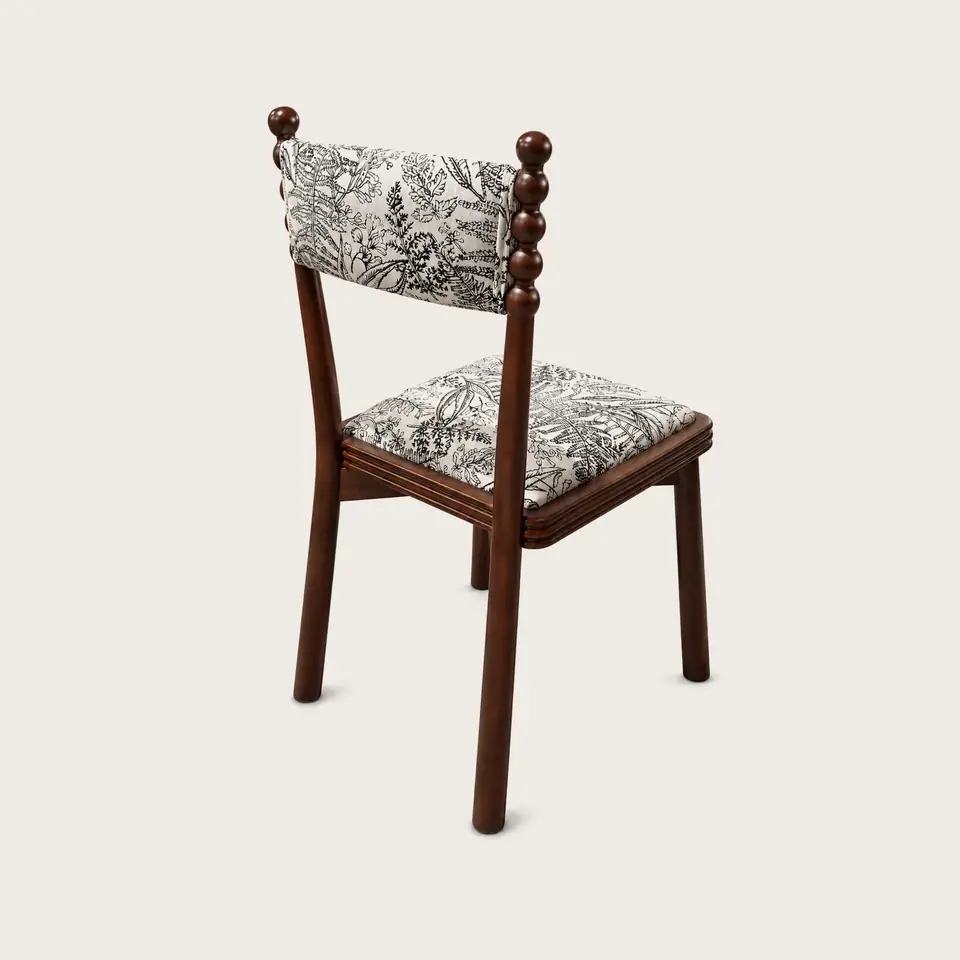 Bobbin Fern-Jacquard Chair view 2