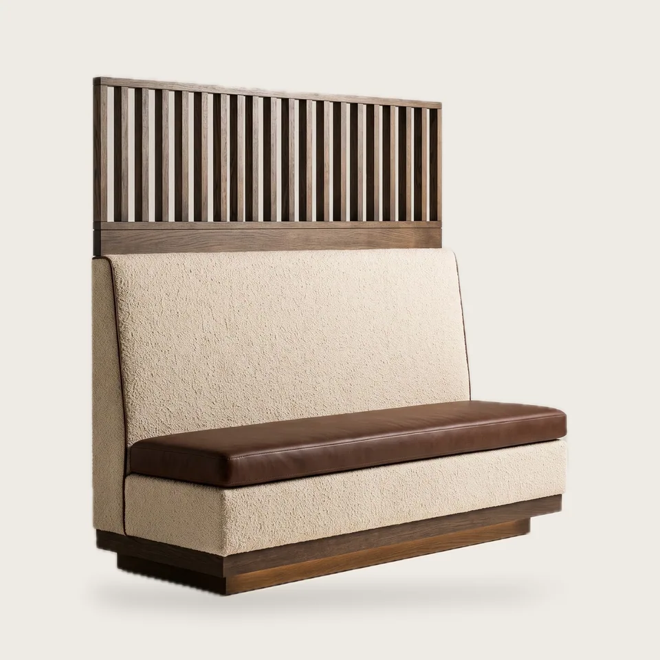 Slatted Crest Booth