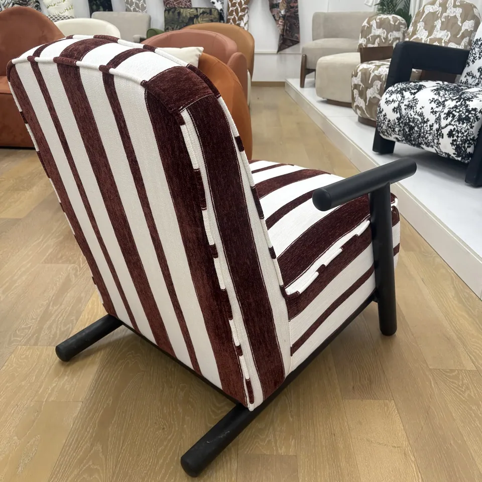 Striped Snug Armchair view 2